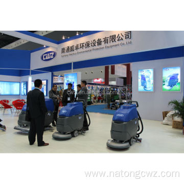 Industrial battery dryer floor cleaning machine scrubber